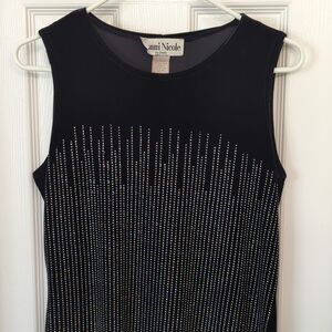 Vintage Ronni Nicole Velvet sparkle dress size 8 Made in USA